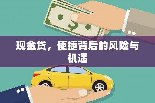 泾阳现金贷，便捷背后的风险与机遇
