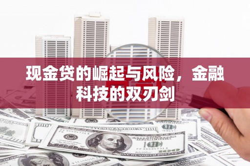 成功现金贷的崛起与风险，金融科技的双刃剑