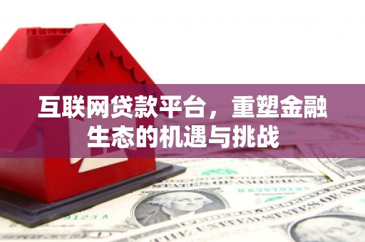 西秀互联网贷款平台，重塑金融生态的机遇与挑战