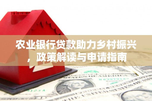 原州农业银行贷款助力乡村振兴，政策解读与申请指南