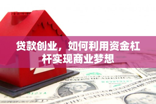 循化贷款创业，如何利用资金杠杆实现商业梦想