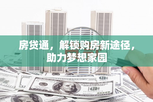 山东房贷通，解锁购房新途径，助力梦想家园