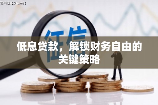 临县低息贷款，解锁财务自由的关键策略