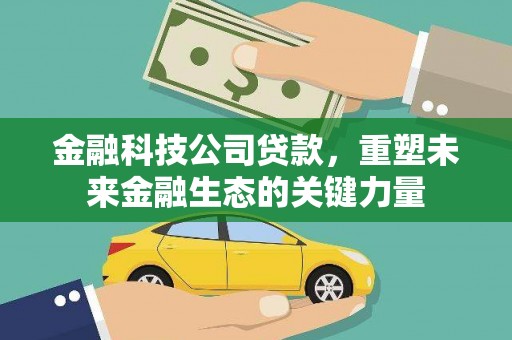 永登金融科技公司贷款，重塑未来金融生态的关键力量