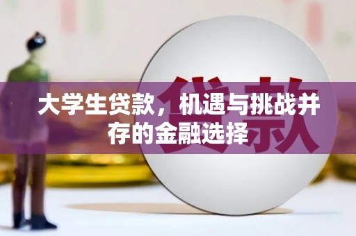 秦淮大学生贷款，机遇与挑战并存的金融选择
