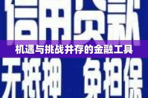 五桂山机遇与挑战并存的金融工具